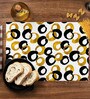 Gold & Black Drawing  Multicolor (18 x 12) Velvet (Set of 6) Table Placemat