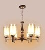 Gold & Brown Iron Chandelier