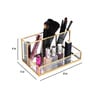 Golden Glass Multipurpose Organiser Make Up Organiser