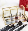 Golden Glass Multipurpose Organiser Make Up Organiser