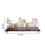 Gold & Silver Resin Roma Chariot 56 Inch Religious Idol (1 Pc)