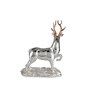 Gold & Silver Resin The Buck Beauty 26 Inch Animal Figurines (1 Pc)