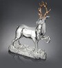 Gold & Silver Resin The Buck Beauty 26 Inch Animal Figurines (1 Pc)