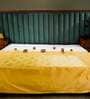 Gold   Upcycled from Silk Bed Throws  Collection