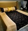 Gold   Upcycled Silk Bed Cover  Collection