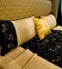 Gold   Upcycled Silk Bed Cover  Collection