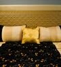 Gold   Upcycled Silk Bed Cover  Collection