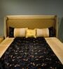 Gold   Upcycled Silk Bed Cover  Collection