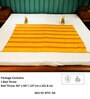 Gold   Upcycled Silk Fabric Bed Throws  Collection