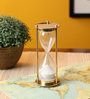 Gold, Brass & Glass Hour glass