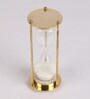 Gold, Brass & Glass Hour glass