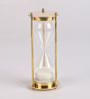 Gold, Brass & Glass Hour glass