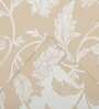 Gold Floral Cotton Blend 5 Ft Light Filtering Eyelet Window Curtain