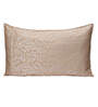 Gold Patterned 210TC Cotton Blend 17 x 27 Inches Pillow Covers (Set of 2)