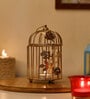 Erina Gold Metal (Set Of 2) Hanging Tea Light Holders