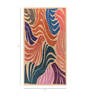 Gold Abstract Wool 6'5 ft X 9'8 ft Hand Tufted Carpet