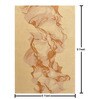 Gold Abstract Wool 6 ft x 9 ft Hand Tufted Carpet
