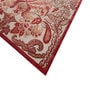 Gold Abstract Wool and Viscose 6 ft X 9 ft Hand Tufted Carpet