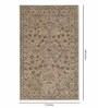 Gold Persian Woolen Blend 6 x 9 Feet Hand Tufted Carpet