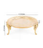 Gold Aluminium 12 Inch Texture Appetizer Platters