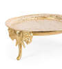Gold Aluminium 12 Inch Texture Appetizer Platters