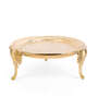 Gold Aluminium 12 Inch Texture Appetizer Platters