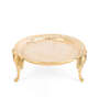 Gold Aluminium 12 Inch Texture Appetizer Platters