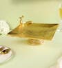 Gold Aluminium 15 Inch Square Appetizer Platters