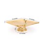 Gold Aluminium 15 Inch Square Appetizer Platters