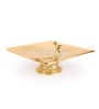 Gold Aluminium 15 Inch Square Appetizer Platters