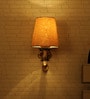 Gold Metal Wall Mounted Uplight Sconce (Brass)