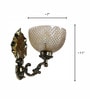 Benevento Gold Aluminium and Glass Wall Sconces