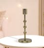 Gold Aluminium Candle Holder