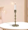 Gold Aluminium Candle Holder