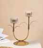 Gold Aluminium Candle Holder