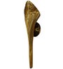 Metal Flush Mount Wall Light (Gold)