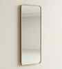 Gold Aluminium Frame Rectangular Long Wall Mirror 24 X 60 In