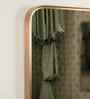 Gold Aluminium Frame Rectangular Long Wall Mirror 24 X 60 In