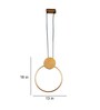 Knepp Gold Aluminium Hanging Light