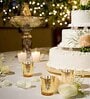 Gold Aluminium T-Light Holders (Set of 6)