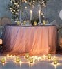 Gold Aluminium T-Light Holders (Set of 6)