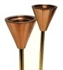 Gold Aluminium Table Candle Holder