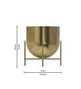Gold Aluminium Tess Pot