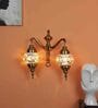 Imprisoned Gold Aluminium Wall Sconces