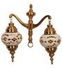 Imprisoned Gold Aluminium Wall Sconces