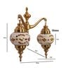 Imprisoned Gold Aluminium Wall Sconces