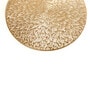 Golden Amelia Round PVC Dining Table Placemat