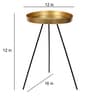 Gold & Black Detachable Table