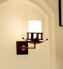 Mendeleev Gold and Brown Metal and Glass Wall Sconces