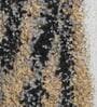 Gold and Grey Floral Polypropylene 5 ft x 2.5 ft Machine Made Runner